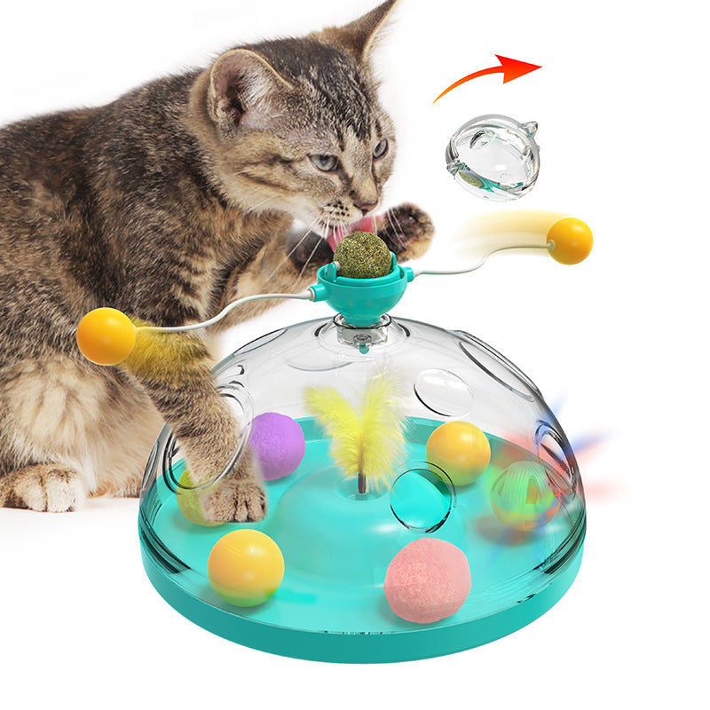 Pet Educational Toys With Catnip Luminous Ball