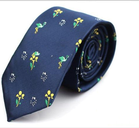 Casual fashion tie  narrow cartoon tie