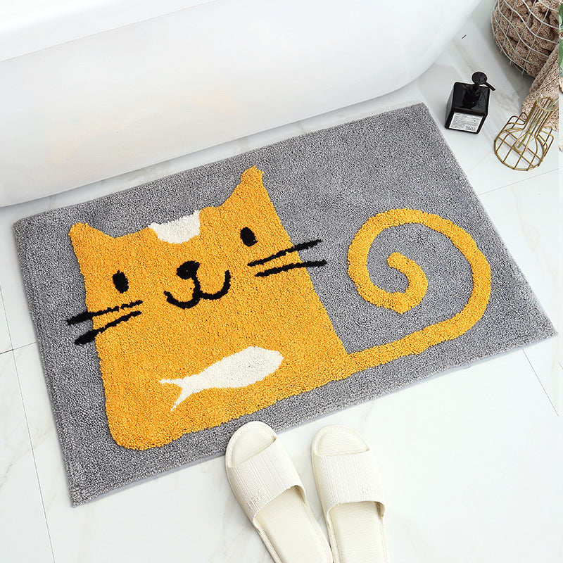 Bathroom floor mat