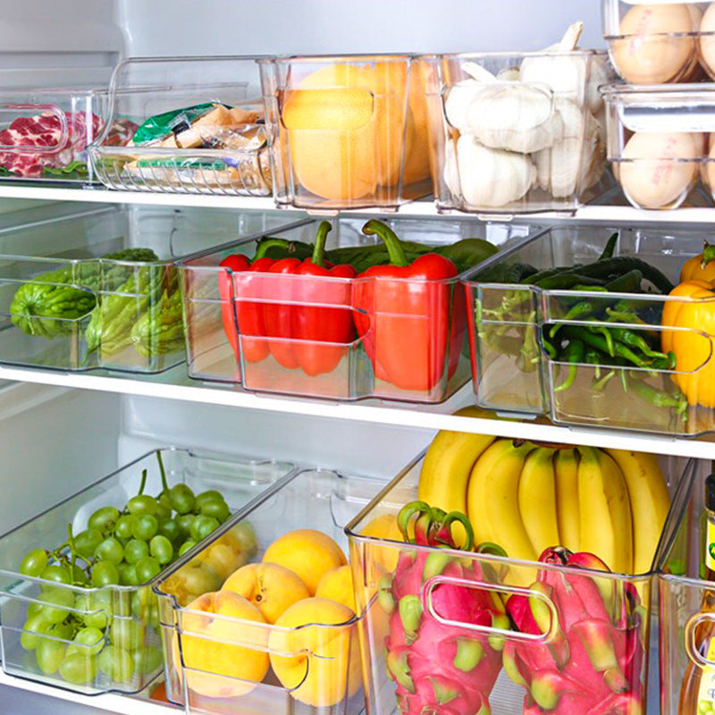 Kitchen Transparent Refrigerator Storage Box