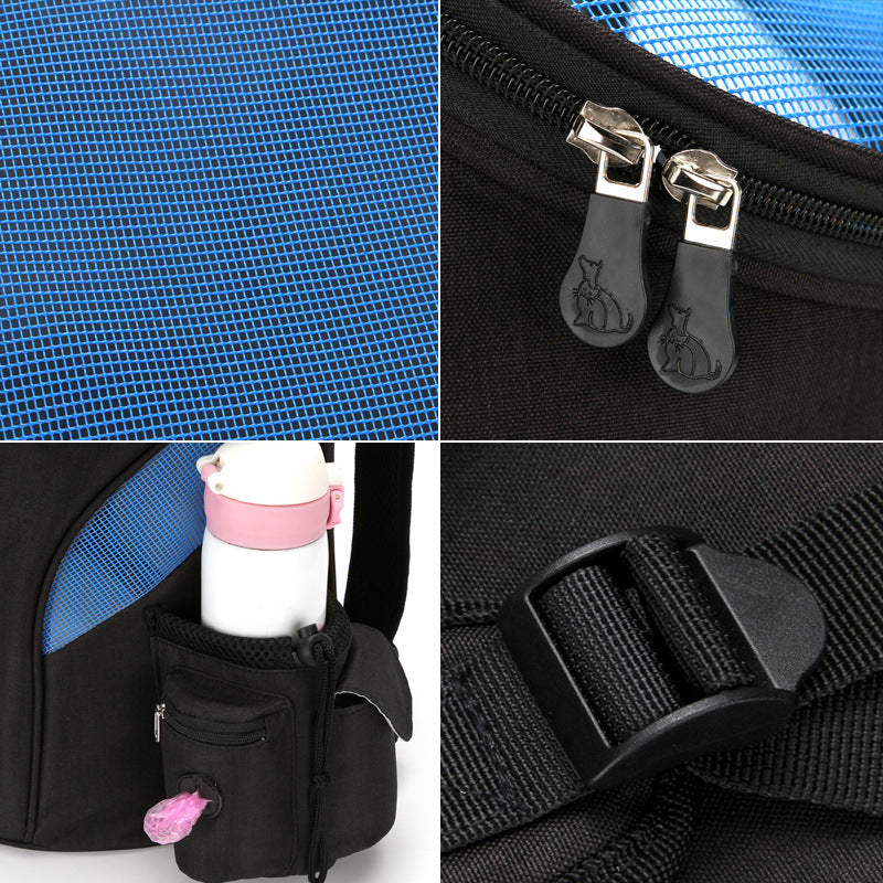 Pet Backpack Mesh Ventilation