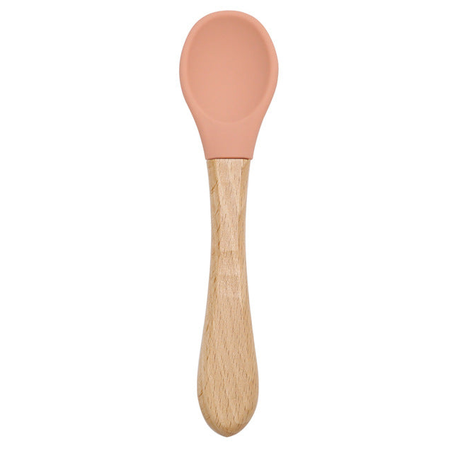 Silicone Wooden Spoon