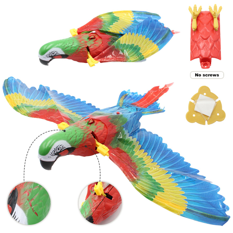 Simulation Bird Cat Interactive Pet Toys Hanging Eagle