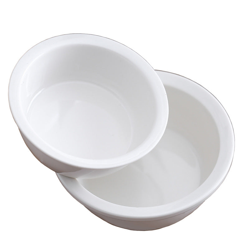 Pet food bowl ceramic double bowl food bowl