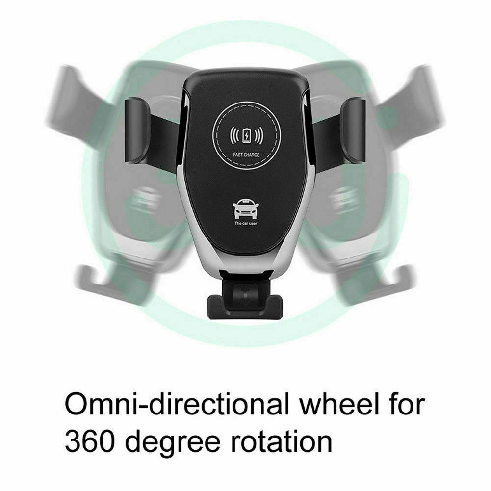 10W QI Wireless Fast Car Charger Mount