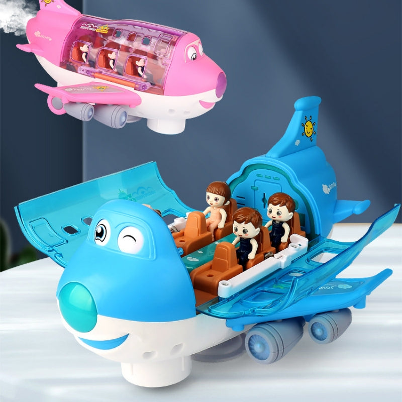 Electric Universal Cartoon Airplane Toy