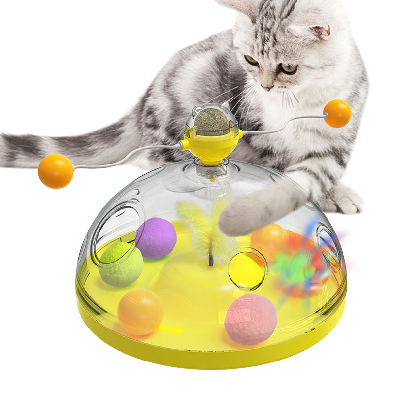 Pet Educational Toys With Catnip Luminous Ball