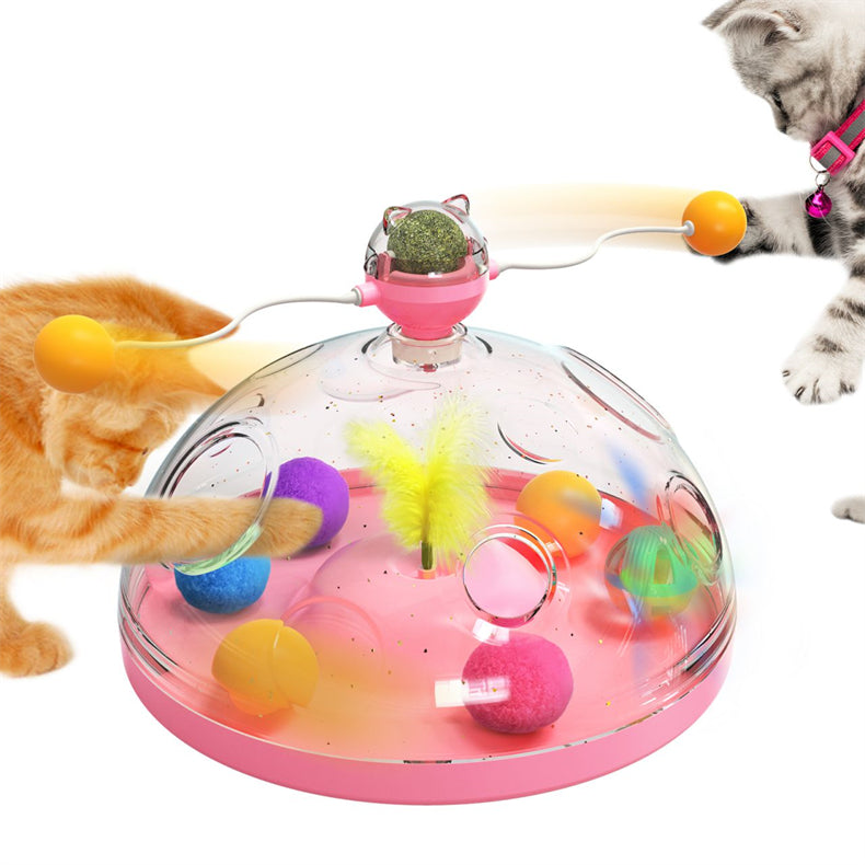 Pet Educational Toys With Catnip Luminous Ball