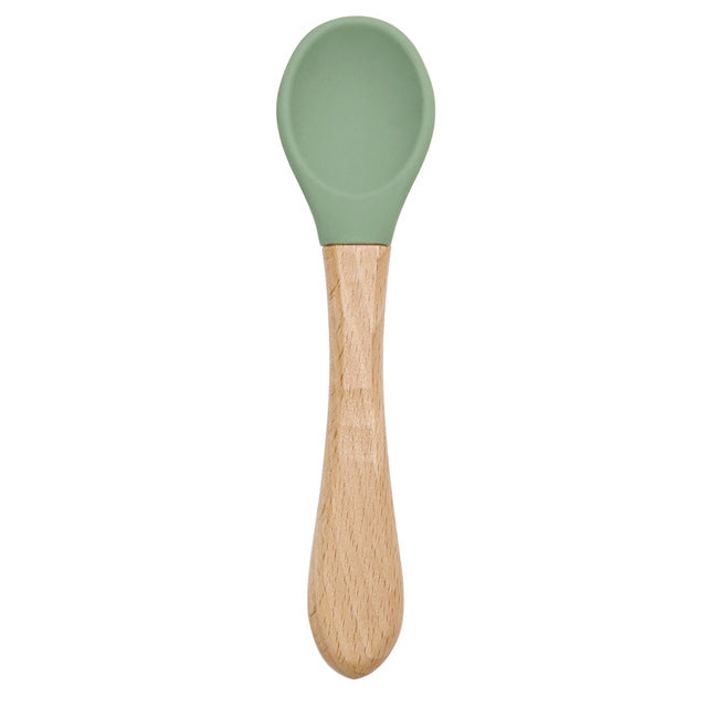 Silicone Wooden Spoon