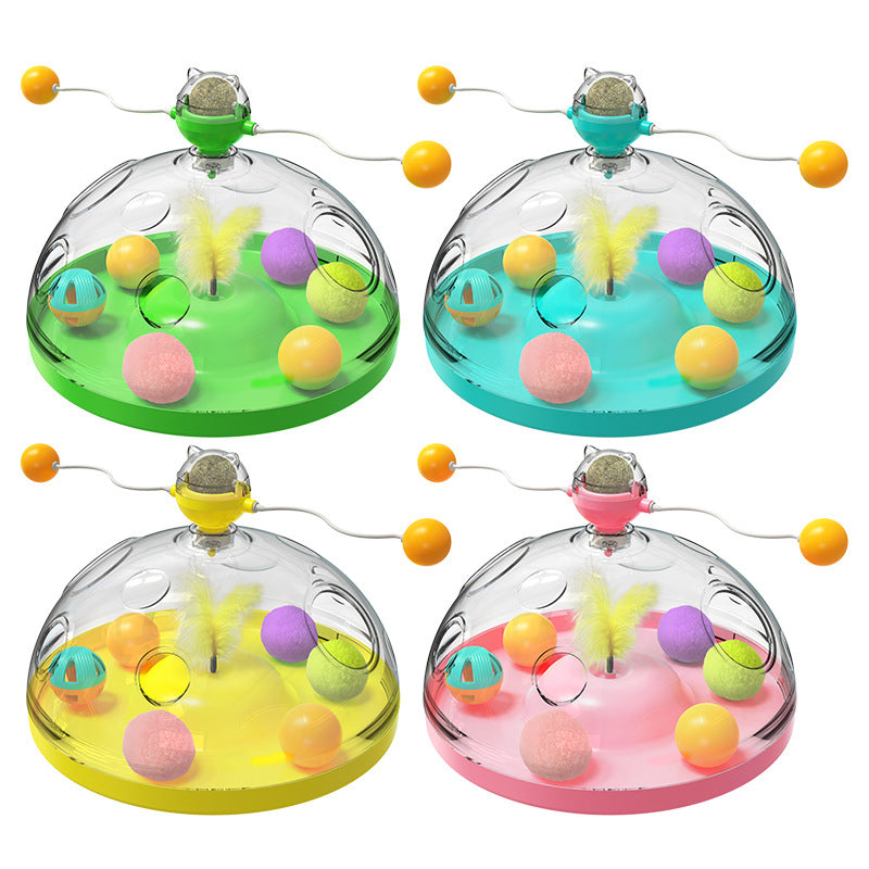 Pet Educational Toys With Catnip Luminous Ball