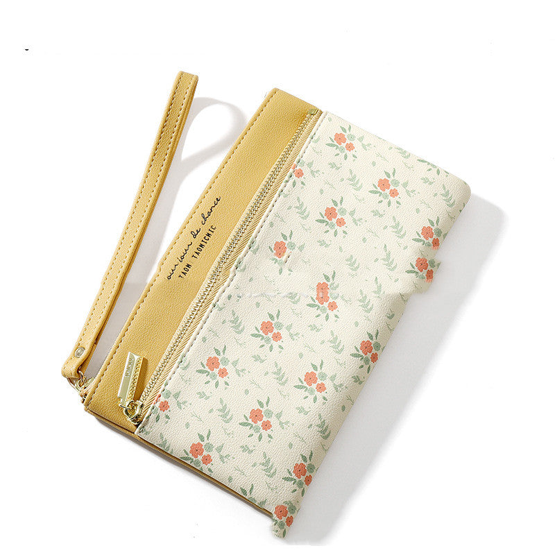 Women's Long Wallet Korean Style Zipper Bag