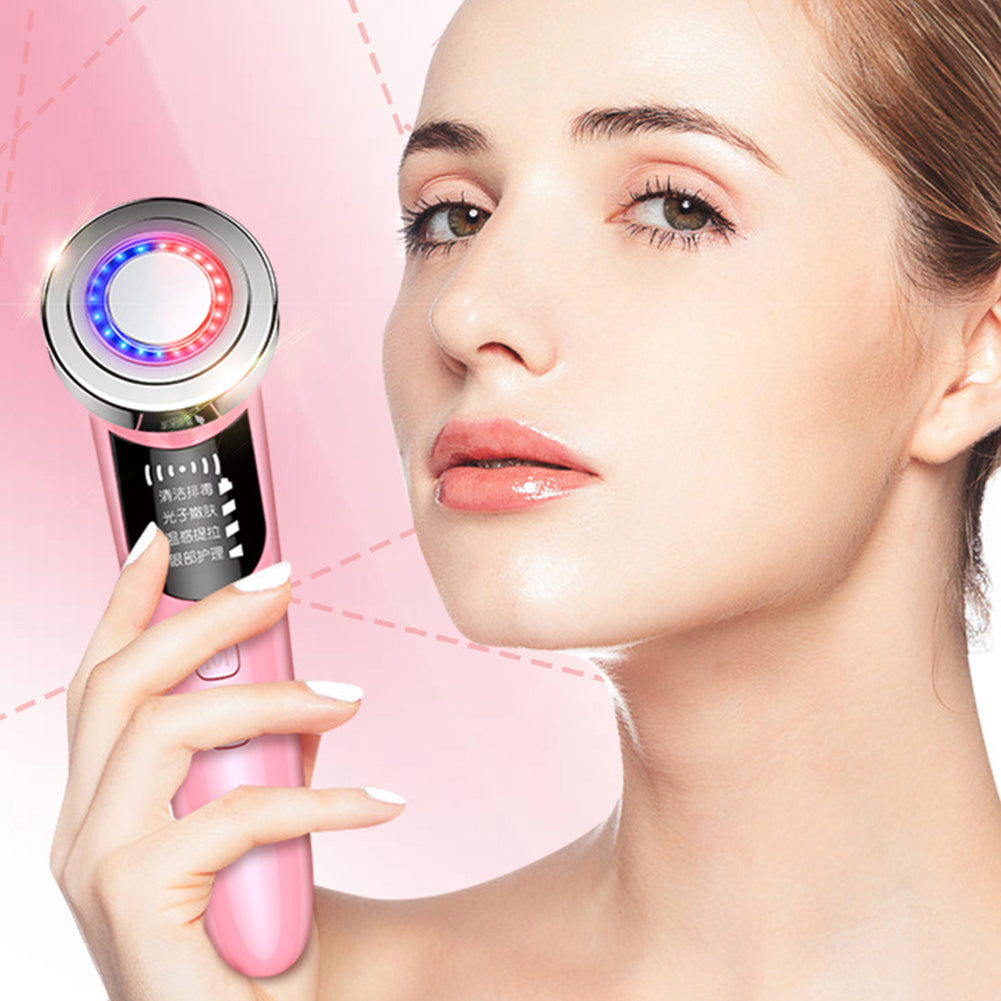 Warm Skin Rejuvenation Facial Vibration Massager