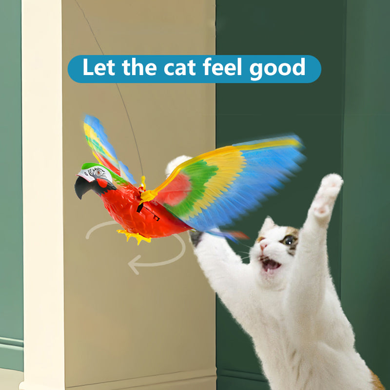 Simulation Bird Cat Interactive Pet Toys Hanging Eagle