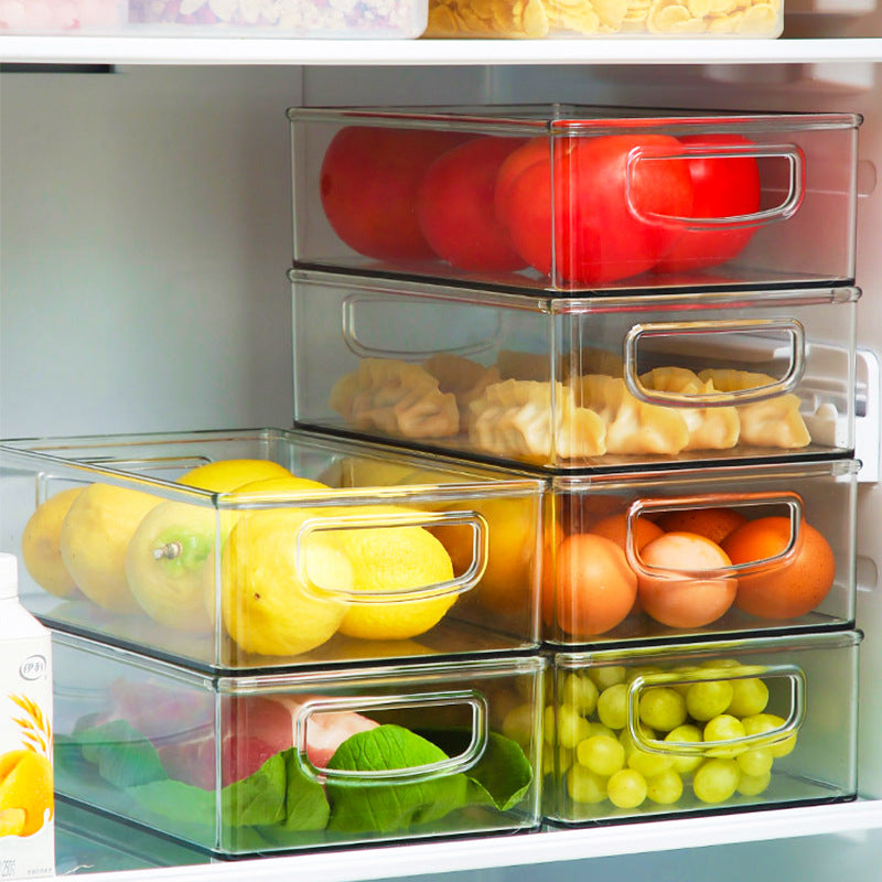 Kitchen Transparent Refrigerator Storage Box