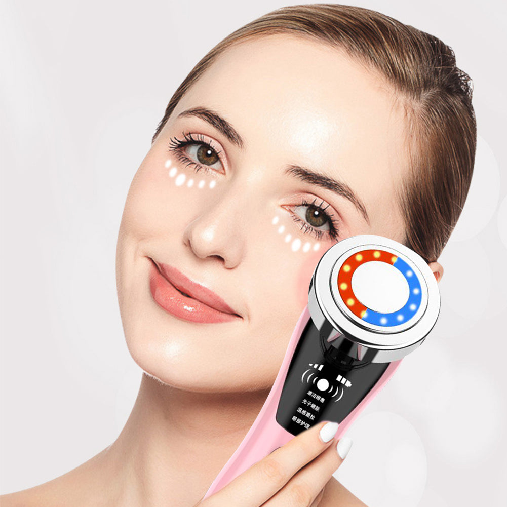 Warm Skin Rejuvenation Facial Vibration Massager