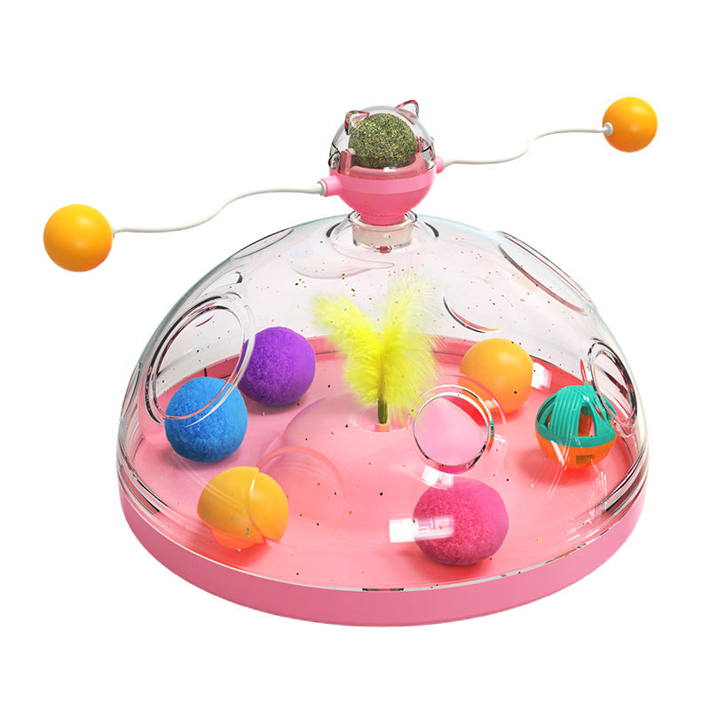 Pet Educational Toys With Catnip Luminous Ball