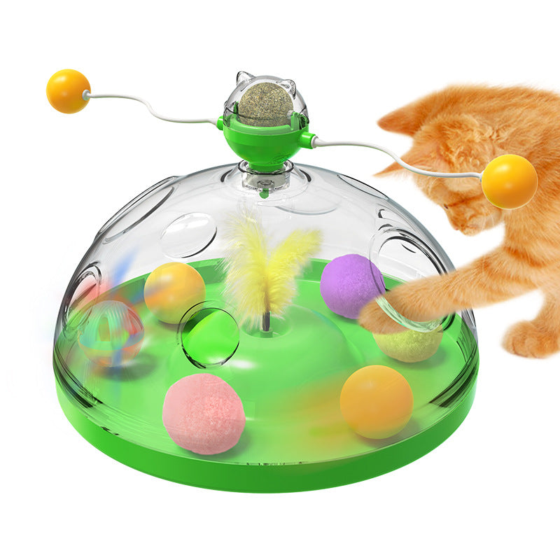 Pet Educational Toys With Catnip Luminous Ball