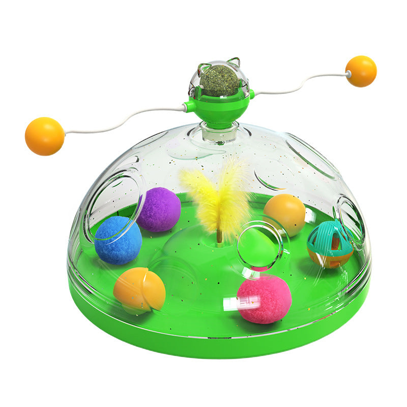 Pet Educational Toys With Catnip Luminous Ball