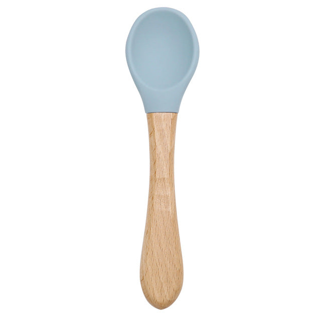 Silicone Wooden Spoon