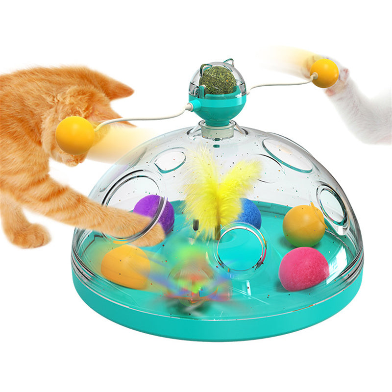 Pet Educational Toys With Catnip Luminous Ball