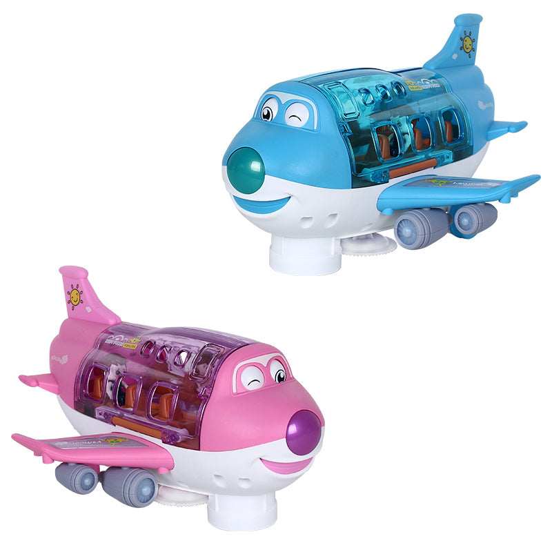 Electric Universal Cartoon Airplane Toy