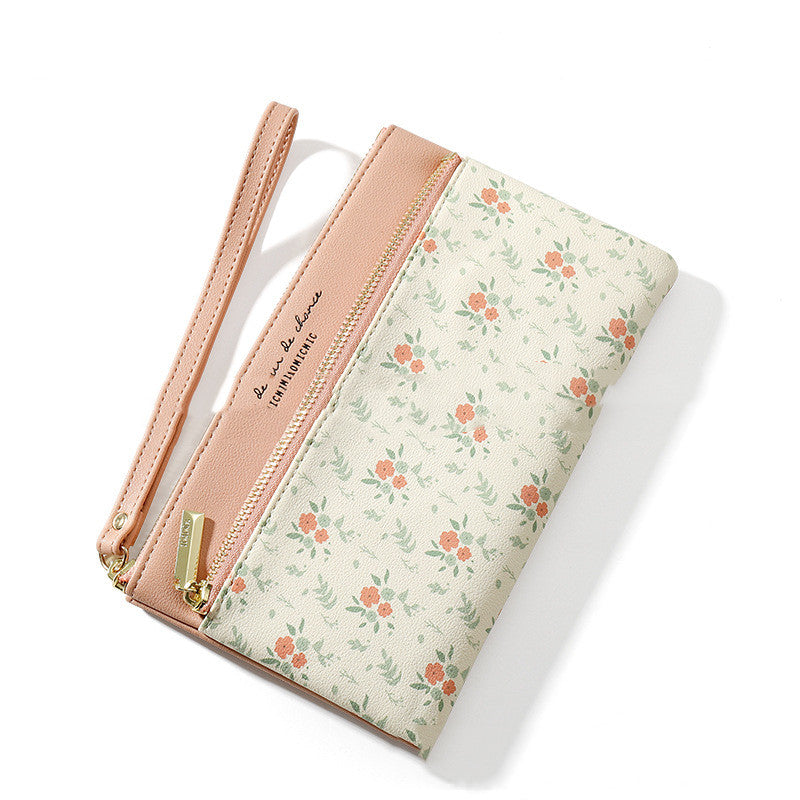 Women's Long Wallet Korean Style Zipper Bag