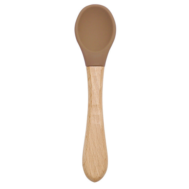 Silicone Wooden Spoon